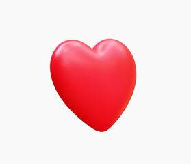 3D Realistic vector heart illustrations.