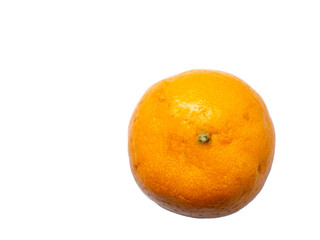 Tangerine on a white background.