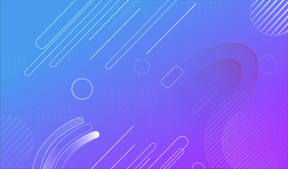 blue and pink gradient geometric shape background