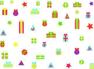 set of christmas icons