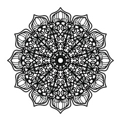 decorative concept abstract mandala illustration. EPS 10