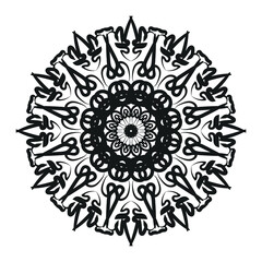decorative concept abstract mandala illustration. EPS 10