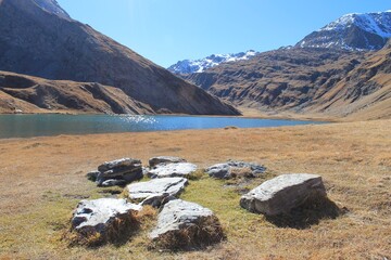 lac Egorgeou dans le Queyras