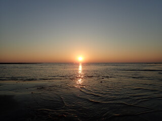 バングラデシュ　セントマーティン島の夕日