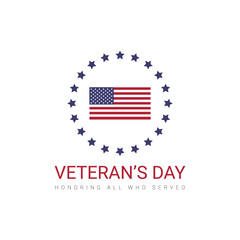 Vector veterans day