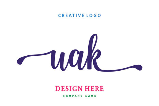 UAK lettering logo is simple, easy to understand and authoritative