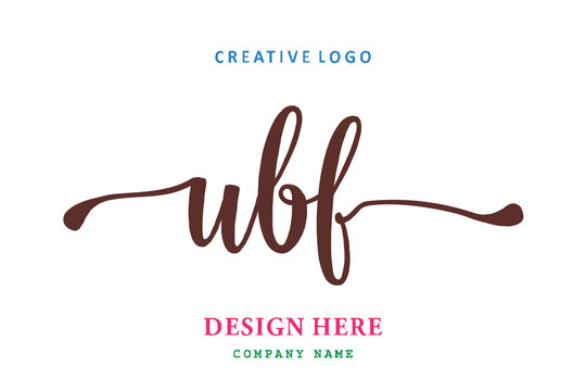 UBF lettering logo is simple, easy to understand and authoritative