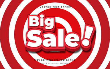 Big Sale editable text effect