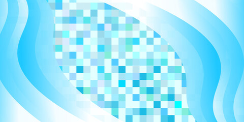 Abstract soft blue geometry background