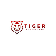 tiger logo design vector