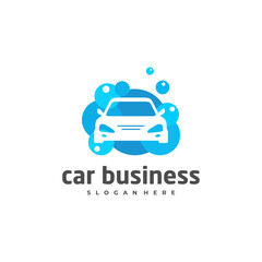 Car wash logo vector template, Creative car logo design concepts