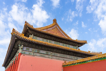 Forbidden City, ancient building, eaves roof