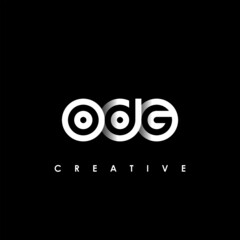 ODG Letter Initial Logo Design Template Vector Illustration