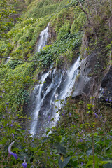 waterfall in the mountains