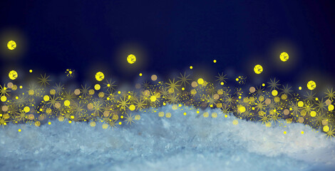 schnee lichter himmel