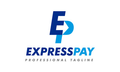Finance Express Pay Logo Design Vector Icon Illustrations.