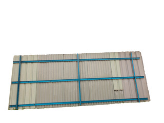 Metal proof isolated on a white background