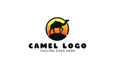 Minimalist and unique Camel logo design.