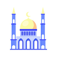 beautiful mosque design vector illustration 