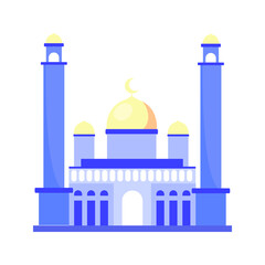 beautiful muslim mosque for pray design vector illustration 