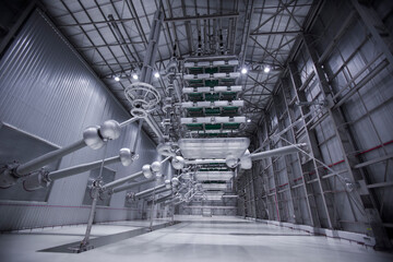 Modern Energy Industrial Plant. High quality photo