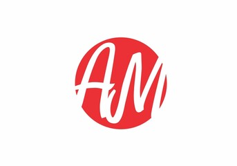 Unique shape of AM initial letter