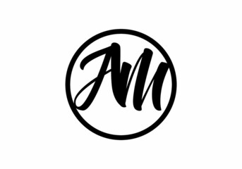 Unique shape of AM initial letter