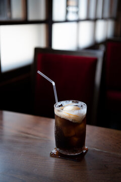 Coke Float in Japanese style Cafe