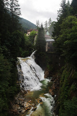 Fototapeta na wymiar The waterfall in Bad Gastein, Austria