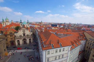 Fototapeta na wymiar Czech-Prague-Full view,チェコ、プラハの街並み、景色８
