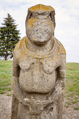 Cumans stone statues 9-13th century. Kurgan stelae
