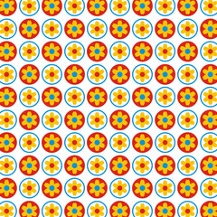 Fototapeta na wymiar polka dot colorful background vector editable