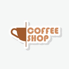 Coffee Shop Logo sticker icon