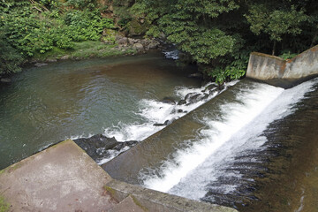 waterfall on sao miguel island