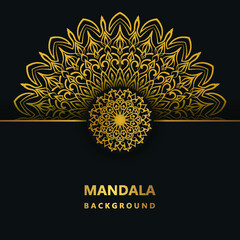 Luxury ornamental mandala design background  