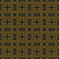 Seamless pattern for traditional arabic and indian pottery tiling, fabric, wall interior, cloth. Decor tile, texture print, mosaic oriental pattern with ornament.