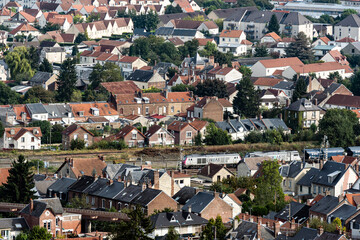 Obraz premium Laon, the medieval city and ancient capital of France