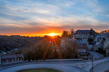 Sunset from Laon, the medieval city and ancient capital of France