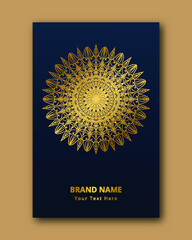 Christmas Luxury Mandala Design background  