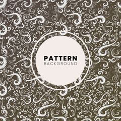 pattern floral concept. abstract floral pattern. creative pattern art.