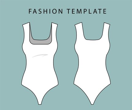 Free Swimsuit Mockup - Back View - Yellowimages
