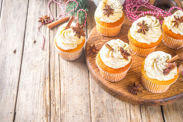 Christmas Eggnog Cupcakes - Powered by Adobe