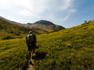 Hiking through Glacier National Park