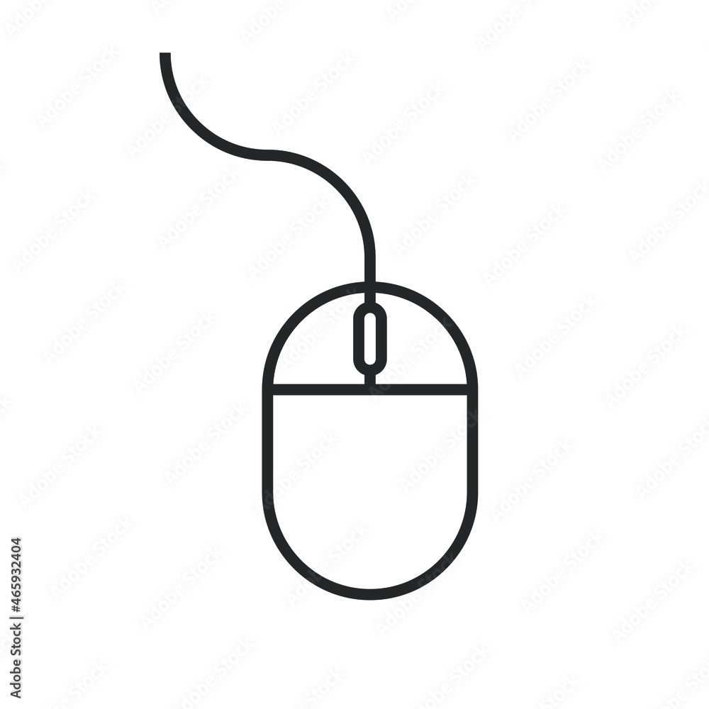 Aufkleber computer mouse icon. cursor symbol. vector illustration image.