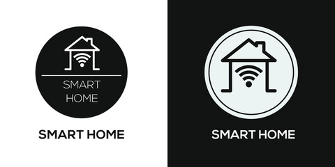 Creative (Smart home) Icon ,Vector sign.