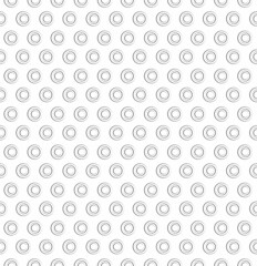 seamless pattern of geometric shapes (circle). abstract element: in the style of a one line. memphis wallpaper,  minimalism. for print, sale, banner, card, background.   vector art illustration