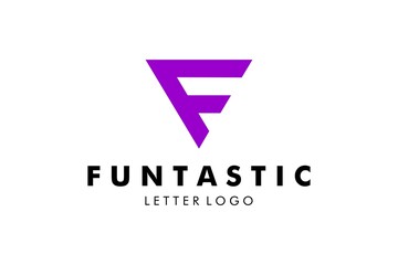 Fototapeta premium Letter F Logo : Suitable for Company Theme, Technology Theme, Initial Theme, Infographics and Other Graphic Related Assets.