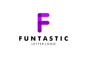 Letter F Logo : Suitable for Company Theme, Technology Theme, Initial Theme, Infographics and Other Graphic Related Assets.