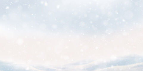 Snowy background for winter time