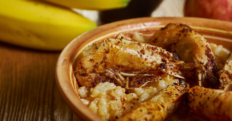 Sudado de langostinos